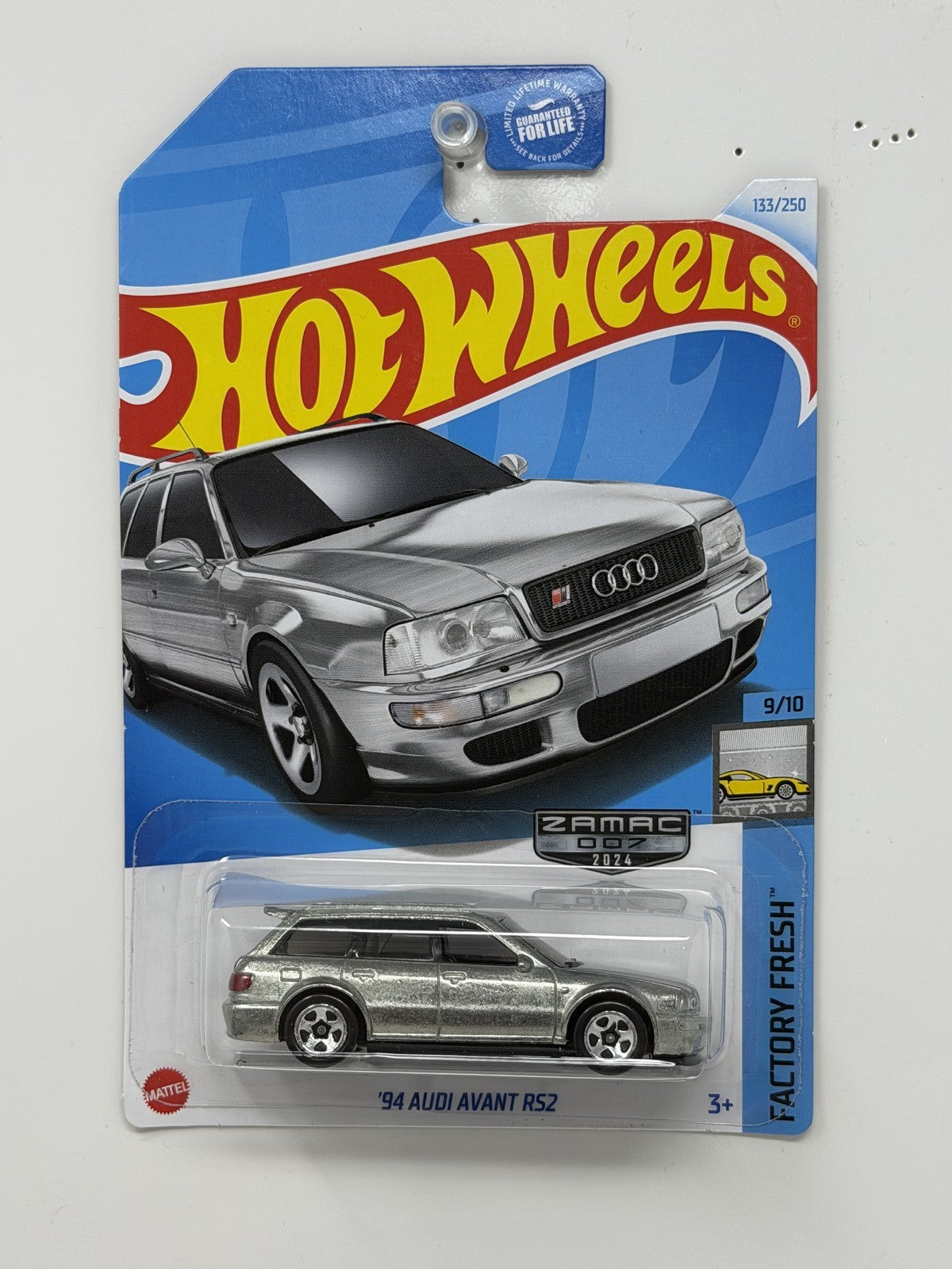 Hot Wheels ZAMAC Factory Fresh 1994 Audi Avant RS2 1:64 Diecast