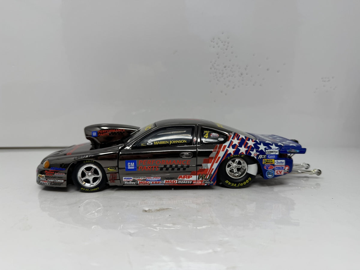 Racing Champions NHRA Warren Johnson Pontiac Pro Stock Gun Metal 1:24 Diecast