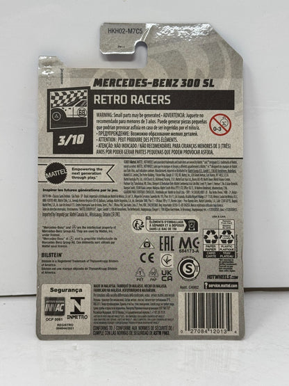 Hot Wheels Retro Racers Mercedes-Benz 300 SL 1:64 Diecast Red