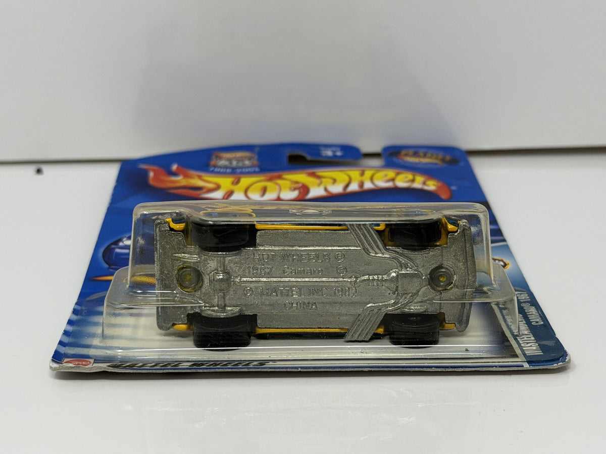 Hot Wheels Wastelanders 1967 Chevrolet Camaro 1:64 Diecast Yellow