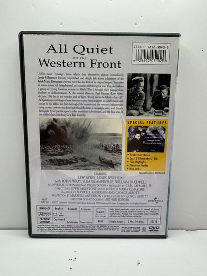 All Quiet on the Western Front (DVD) Lew Ayres War Drama