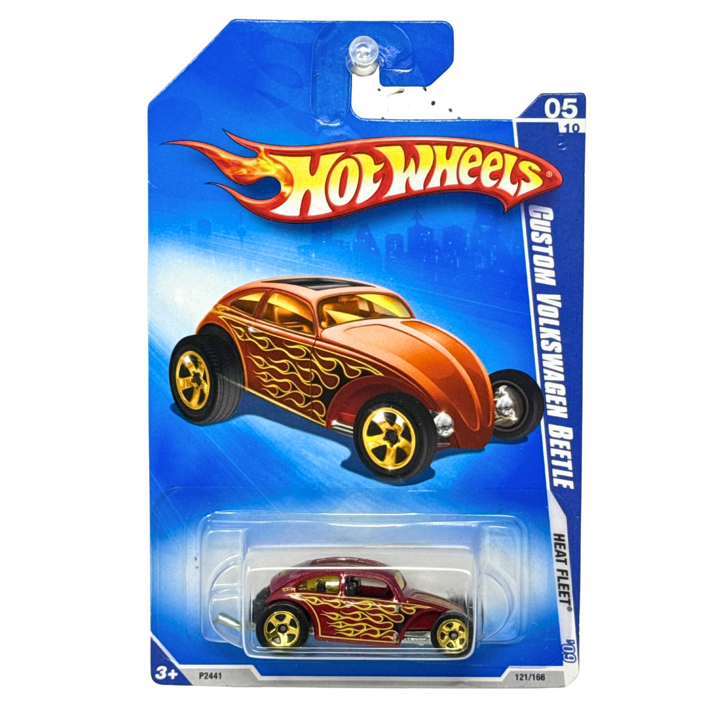 Hot Wheels Heat Fleet Custom Volkswagen Beetle 1:64 Diecast ERROR