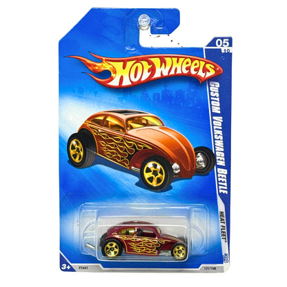 Hot Wheels Heat Fleet Custom Volkswagen Beetle 1:64 Diecast ERROR