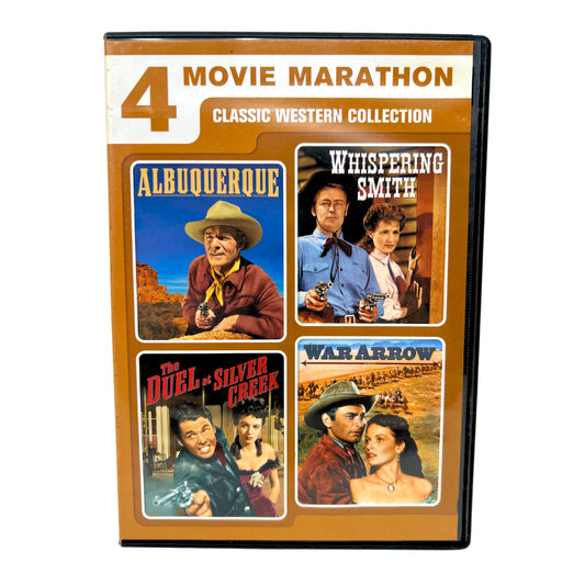 4 Movie Marathon: Classic Western Collection (DVD) Good Condition!!!