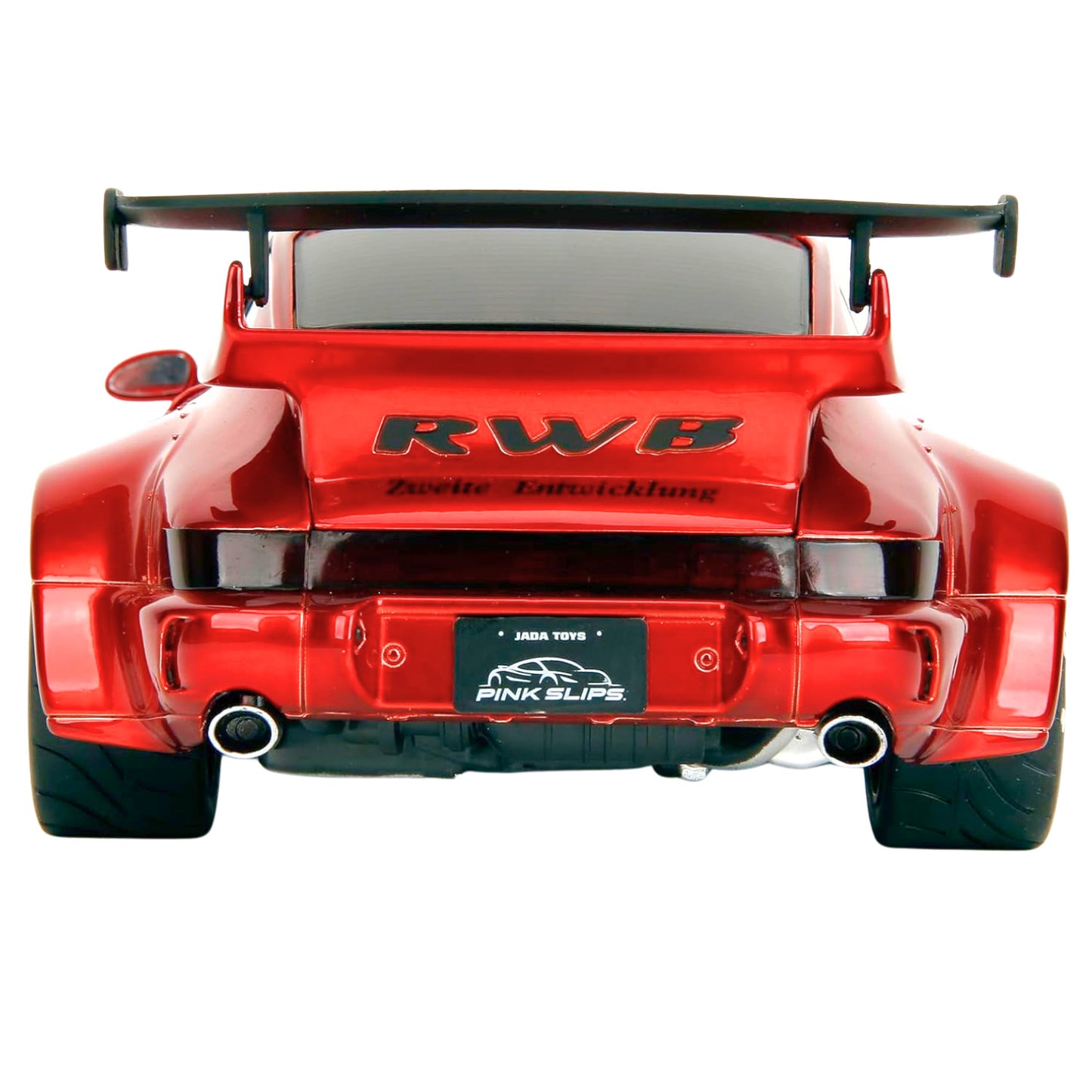 Jada Pink Slips Porsche 911 RWB Body Kit Red Chrome 1:18 Diecast