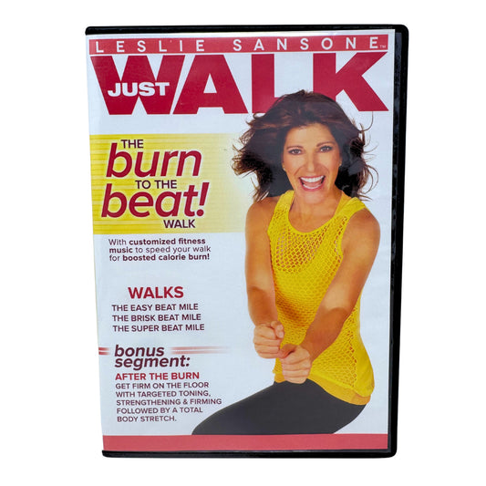 Leslie Sansone: Just Walk - The Burn to the Beat! Walk (DVD) Fitness Good Shape!