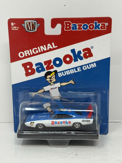 M2 Machines Bazooka Bubble Gum 1969 Dodge Charger Daytona Hemi 1:64 Diecast