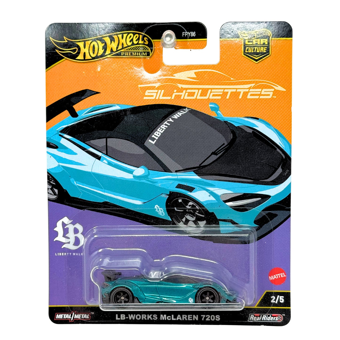 Hot Wheels Premium Silhouettes LB-Works McLaren 720S 1:64 Diecast