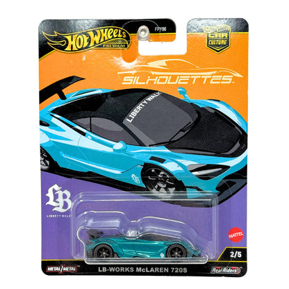 Hot Wheels Premium Silhouettes LB-Works McLaren 720S 1:64 Diecast