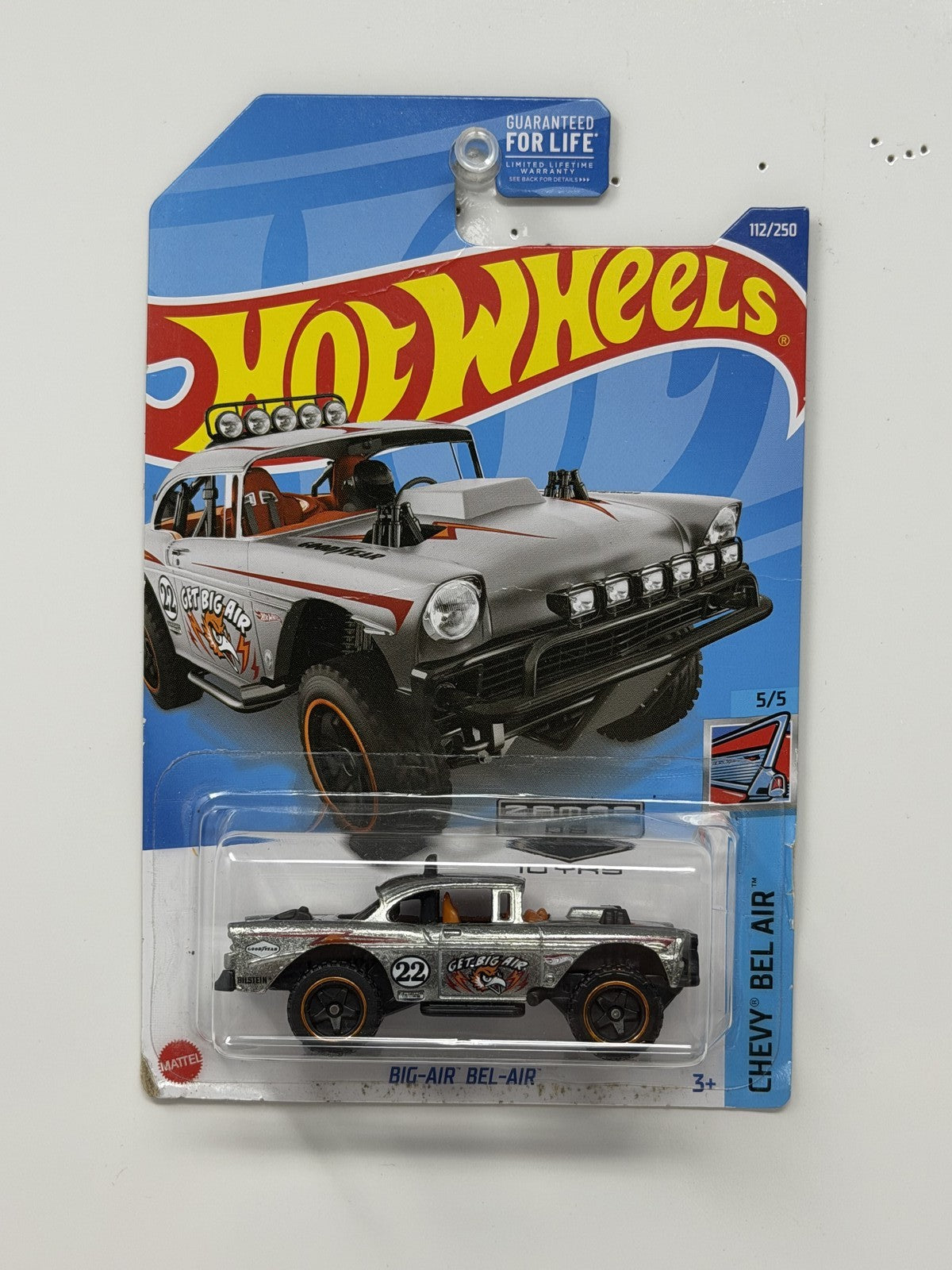 Hot Wheels ZAMAC Chevy Bel Air Big-Air Bel-Air 1:64 Diecast