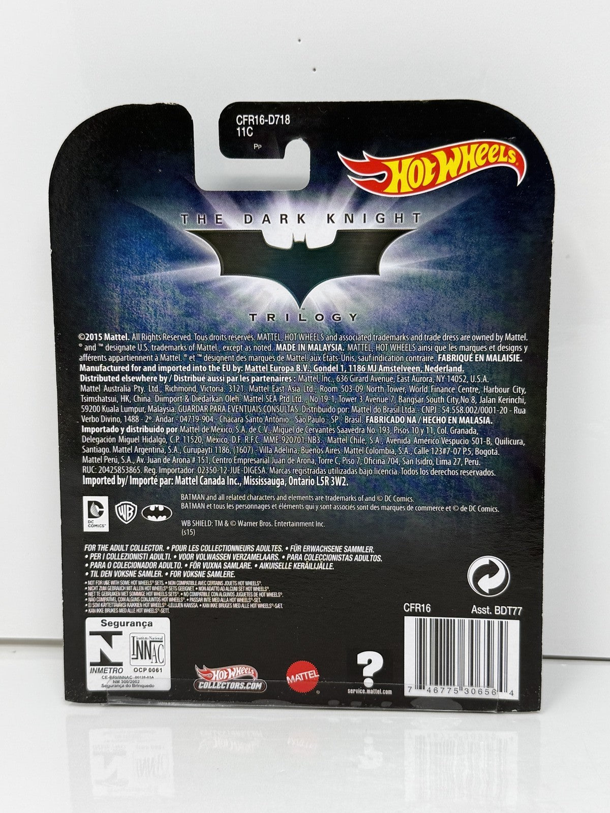Hot Wheels Retro Entertainment The Dark Knight Trilogy Tumbler 1:64 Diecast