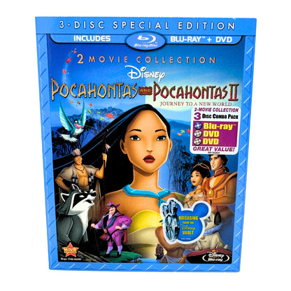 Pocahontas (Blu-ray) Disney Animated 2-Movie Collection Set