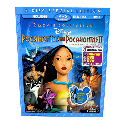 Pocahontas (Blu-ray) Disney Animated 2-Movie Collection Set