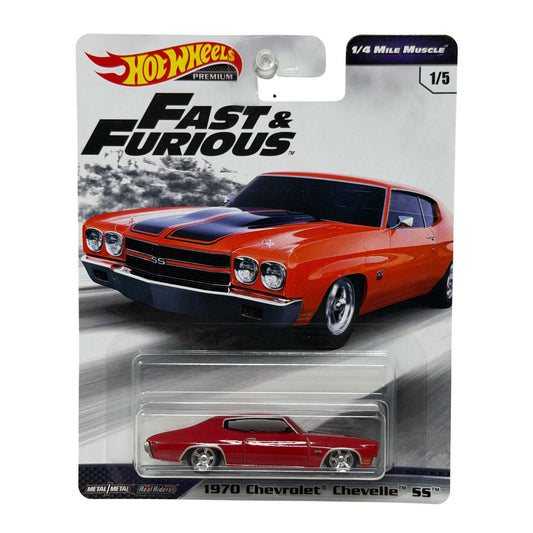 Hot Wheels Premium Fast & Furious 1970 Chevrolet Chevelle SS 1:64 Diecast