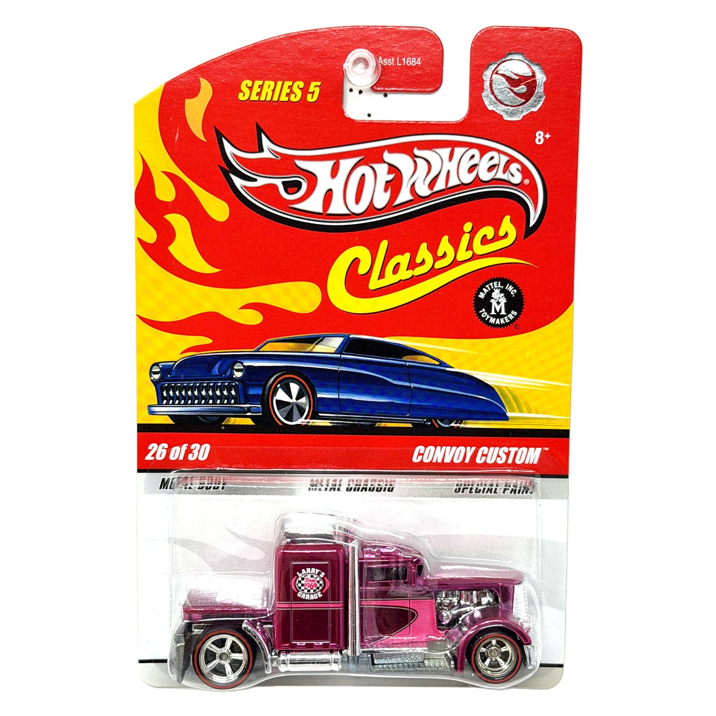 Hot Wheels Classics Series 5 Convoy Custom 1:64 Diecast Pink CHASE