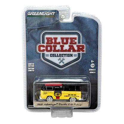 Greenlight Blue Collar 1968 Volkswagen Double Cab Pickup Pennzoil 1:64 Diecast