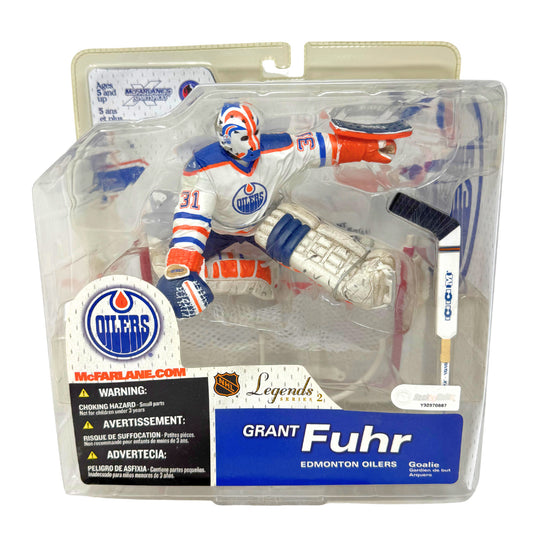 McFarlane NHL Grant Fuhr Edmonton Oilers Legends Series 2 Figure