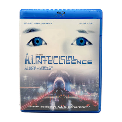 A.I. Artificial Intelligence (Blu-ray) Haley Joel Osment Jude Law Sci-Fi Drama