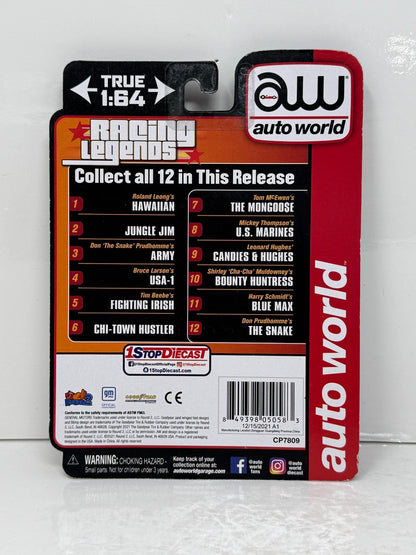 Auto World Racing Legends 1973 Chevrolet C10 Don Prudhomme Snake 1:64 Diecast