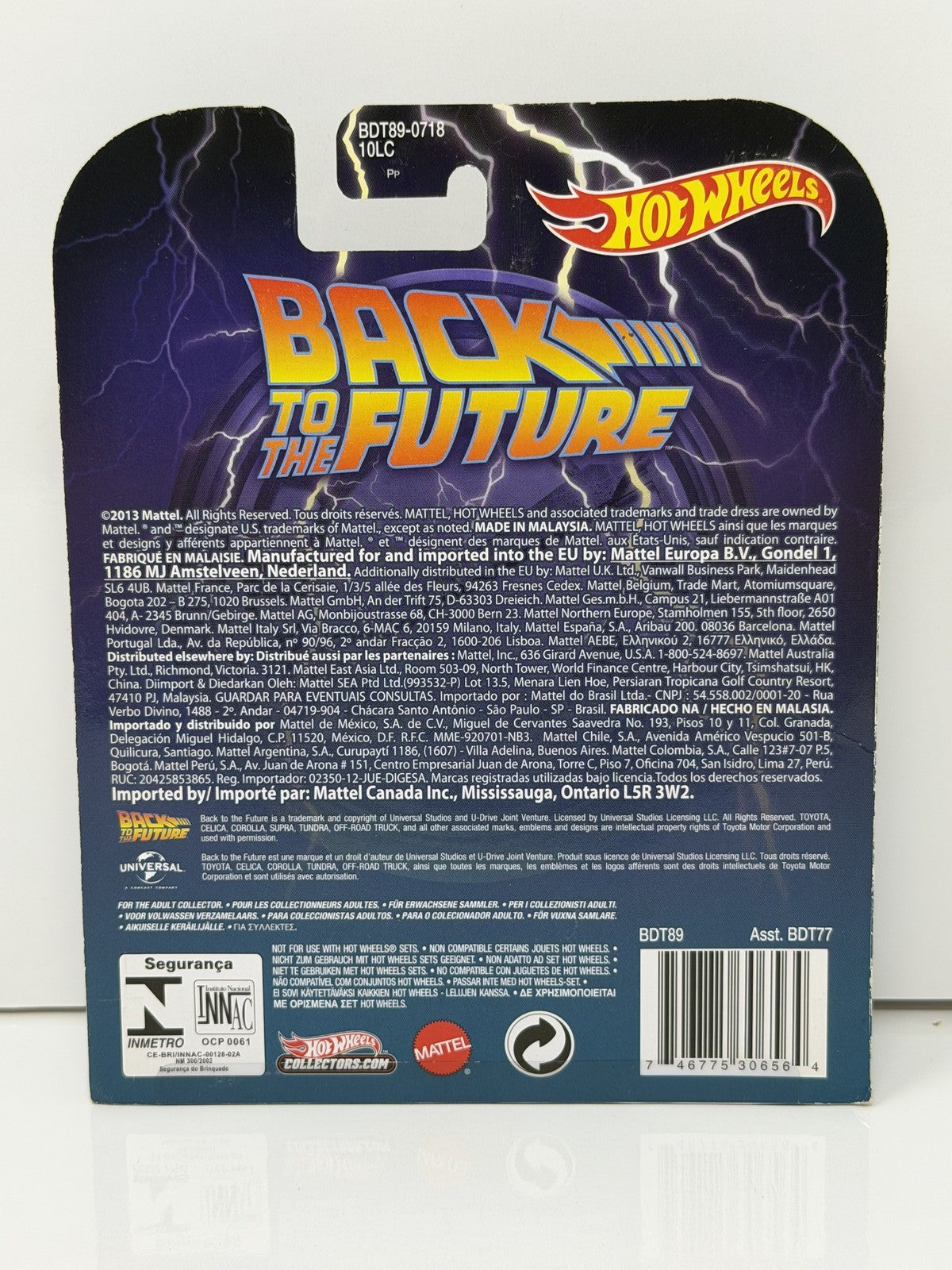 Hot Wheels Retro Entertainment Back to Future 1987 Toyota Pickup 1:64 Diecast
