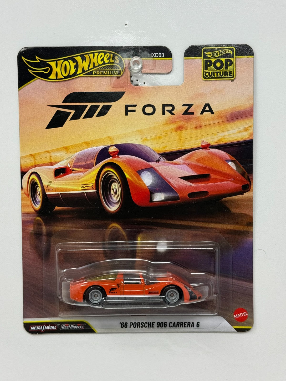 Hot Wheels Premium Forza 1966 Porsche 906 Carrera 6 1:64 Diecast