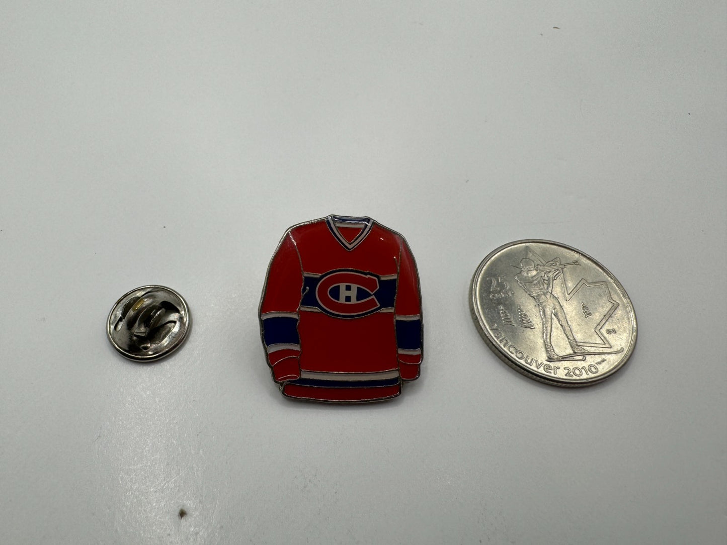 Montreal Canadiens Red Jersey NHL Hockey Lapel Pin V2