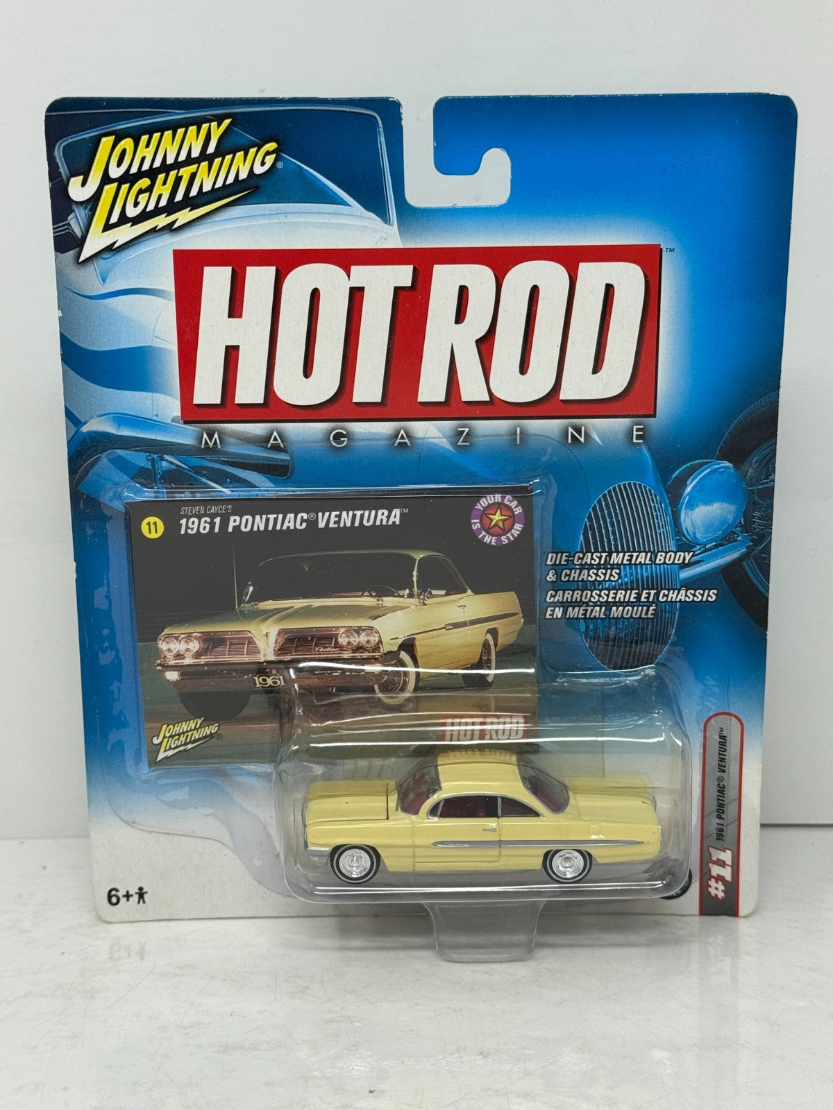Johnny Lightning Hot Road Magazine 1961 Pontiac Ventura 1:64 Diecast