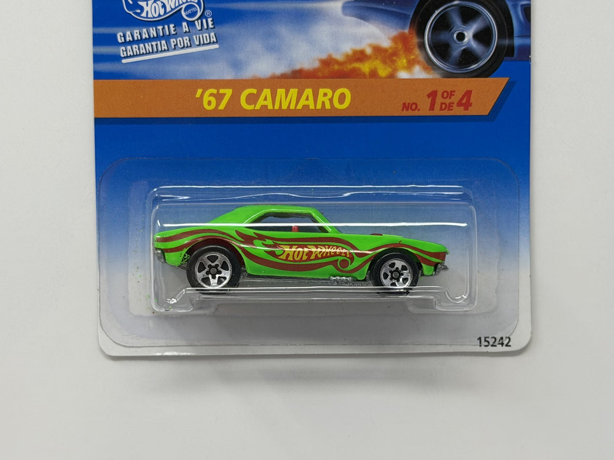 Hot Wheels Mod Bods 1967 Chevrolet Camaro 1:64 Diecast Green