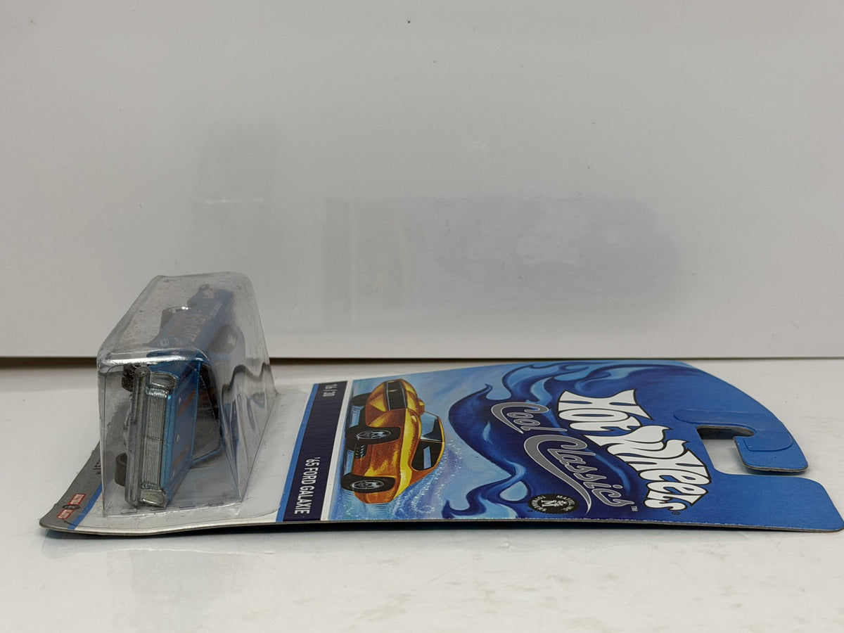 Hot Wheels Cool Classics 1965 Ford Galaxie Spectrafrost 1:64 Diecast Blue