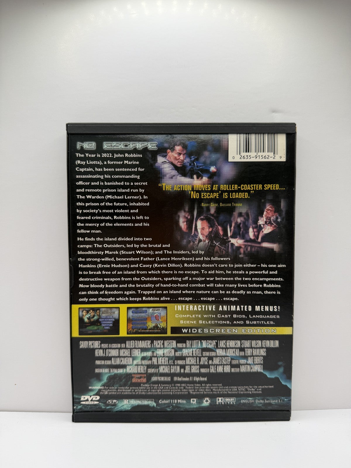 No Escape (DVD) Ray Liotta Action