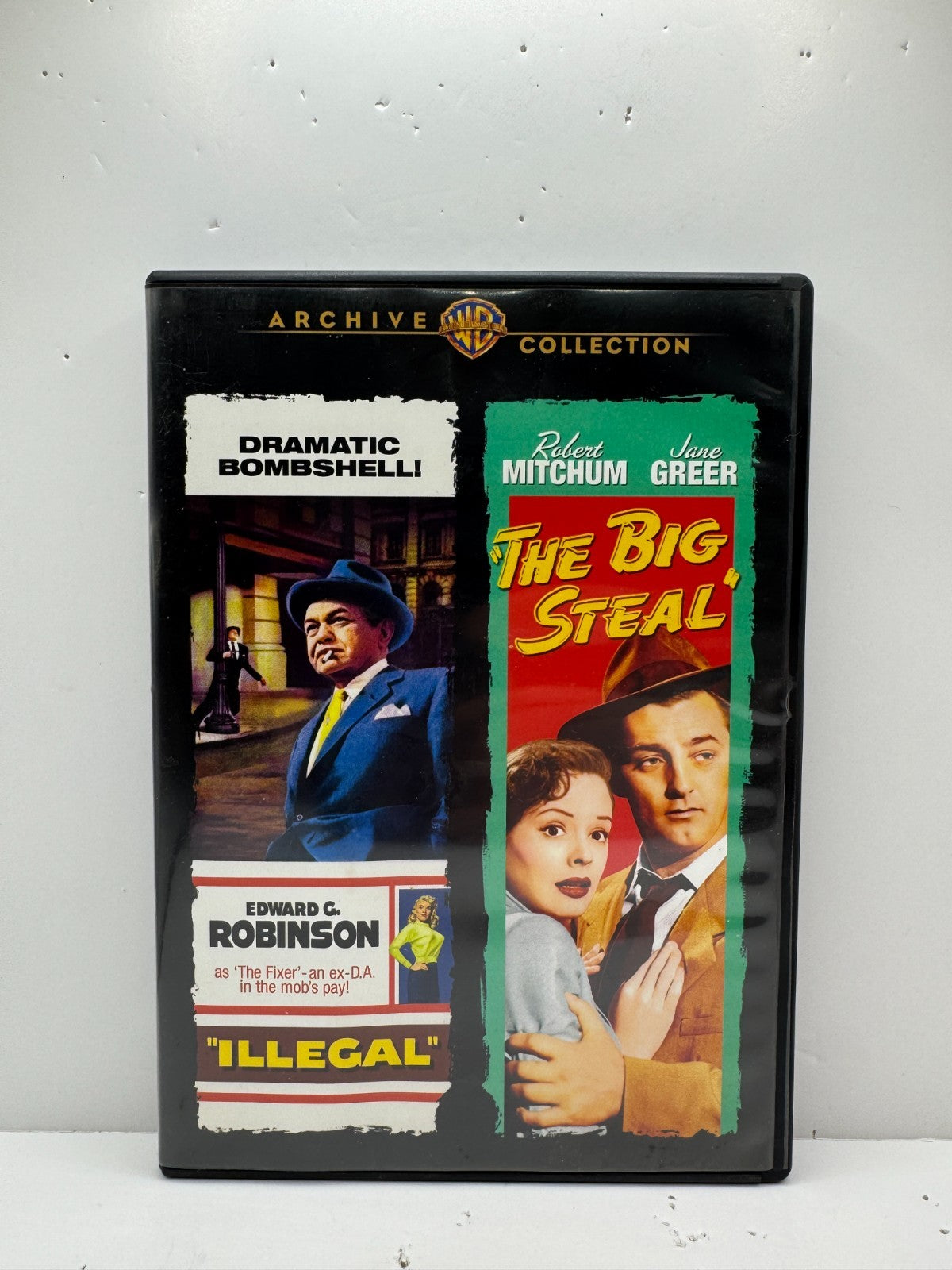Illegal / The Big Steal (DVD) Film Noir