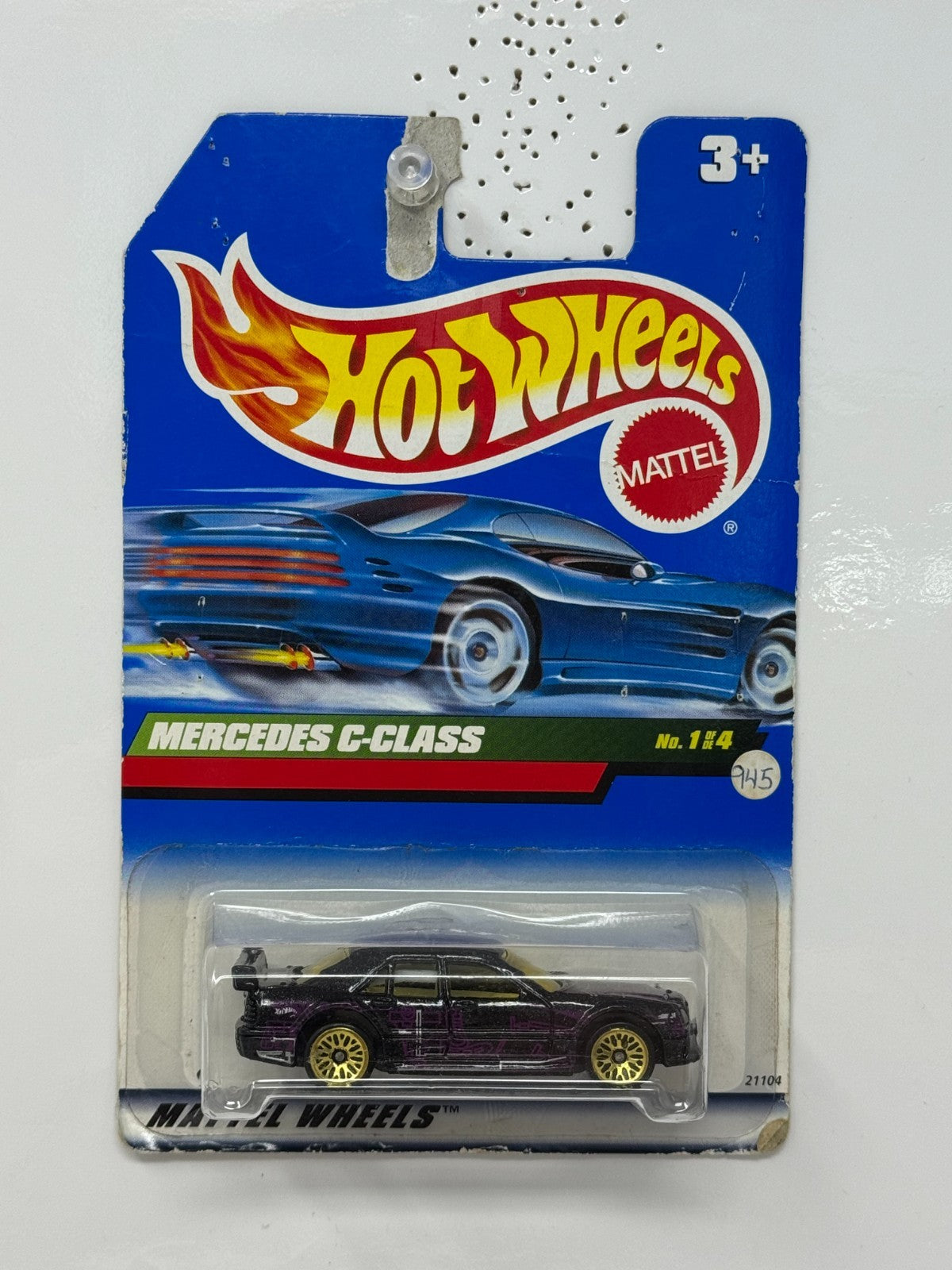 Hot Wheels Mercedes C-Class 1:64 Diecast Purple
