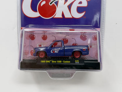 M2 Machines Coca- Cola Cherry 1988 GMC Sierra 1500 Custom CHASE 1:64 Diecast