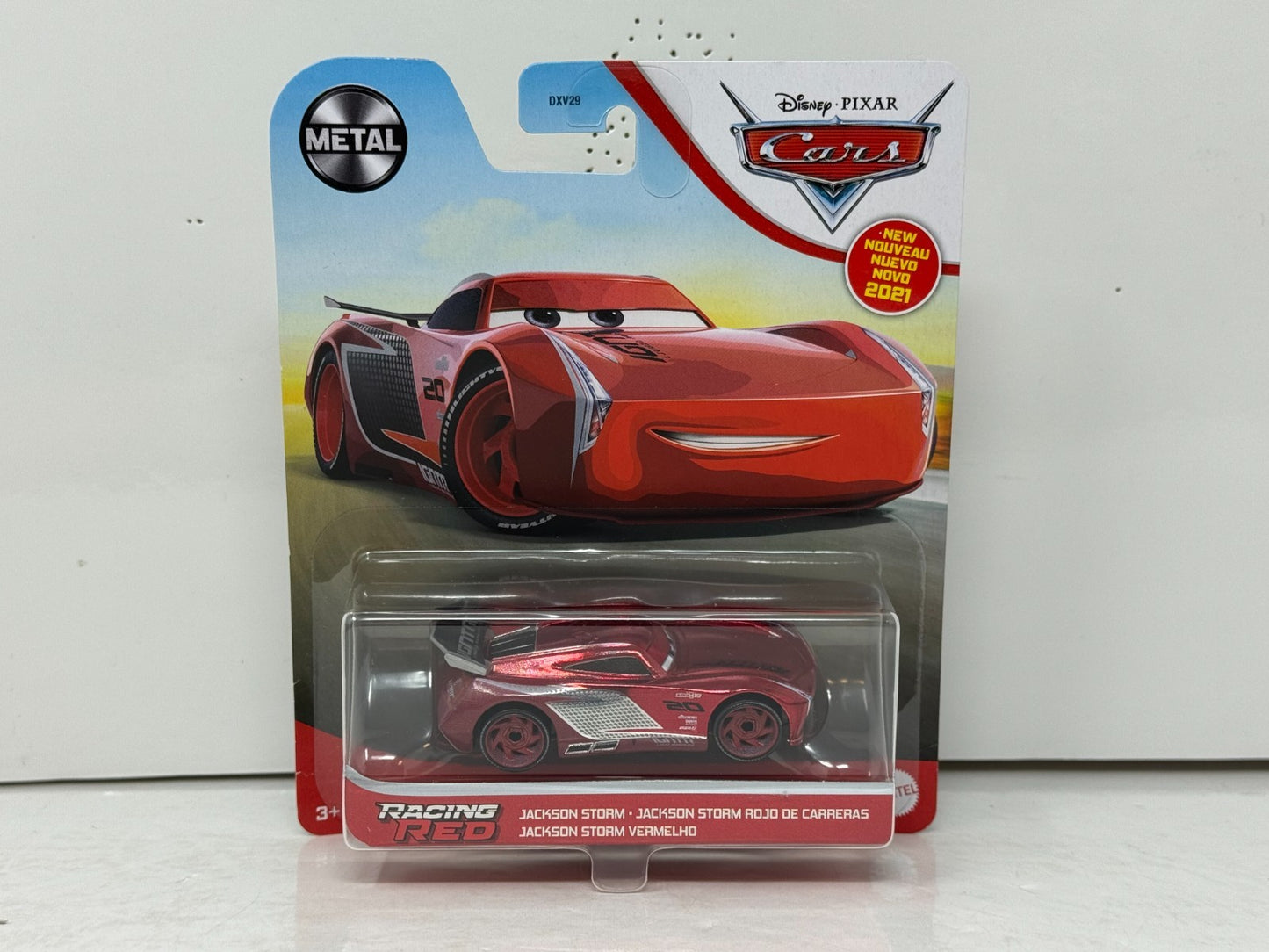 Disney Pixar Cars Jackson Storm Racing Red 2021 Metal 1:55 Diecast