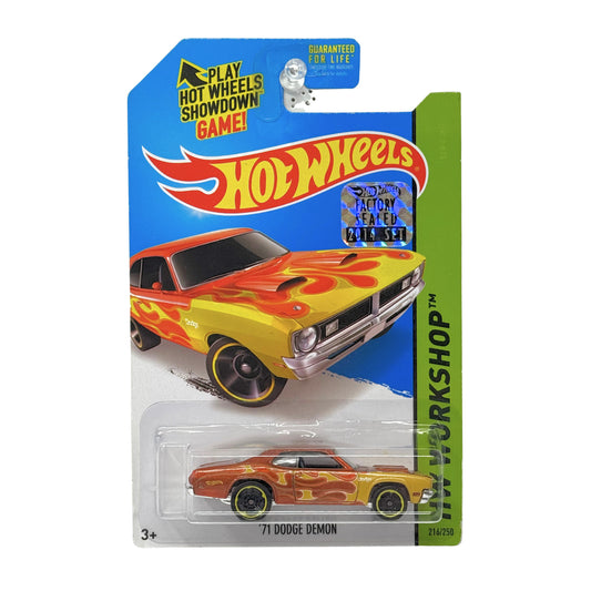 Hot Wheels Workshop 1971 Dodge Demon 1:64 Diecast Factory Sealed Brown