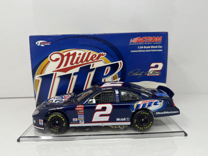 Action Nascar Rusty Wallace #2 Miller Lite 2003 Dodge Intrepid 1:24 Diecast
