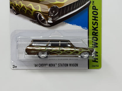 Hot Wheels Super Treasure Hunt 1964 Chevy Nova Station Wagon 1:64 Diecast STH