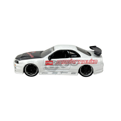 Jada Option D Nissan Skyline GT-R R34 White 1:64 Diecast Wave 10 2007