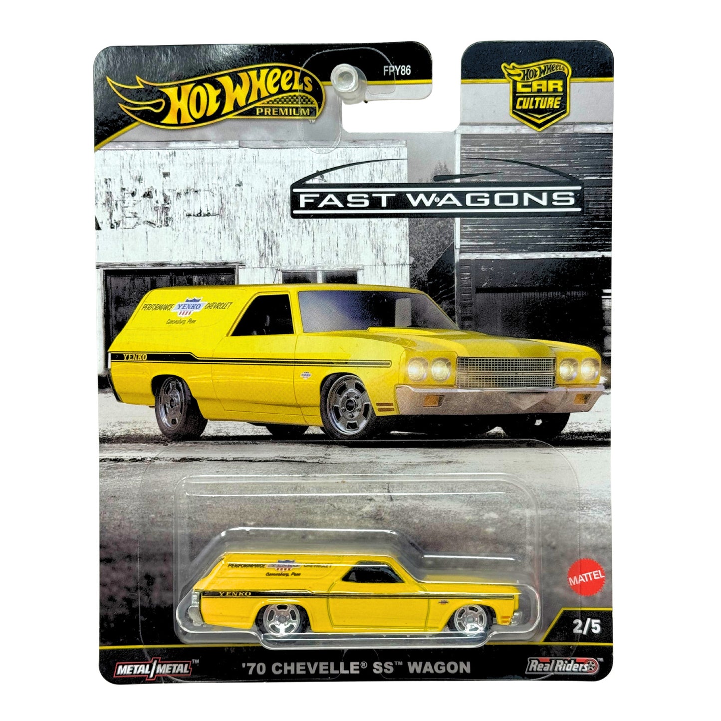 Hot Wheels Premium Fast Wagons 1970 Chevelle SS Wagon 1:64 Diecast