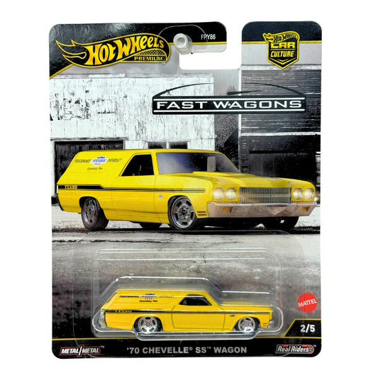 Hot Wheels Premium Fast Wagons 1970 Chevelle SS Wagon 1:64 Diecast