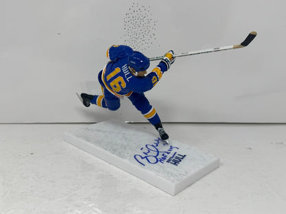 McFarlane NHL Brett Hull St. Louis Blues Figure Auto Signed