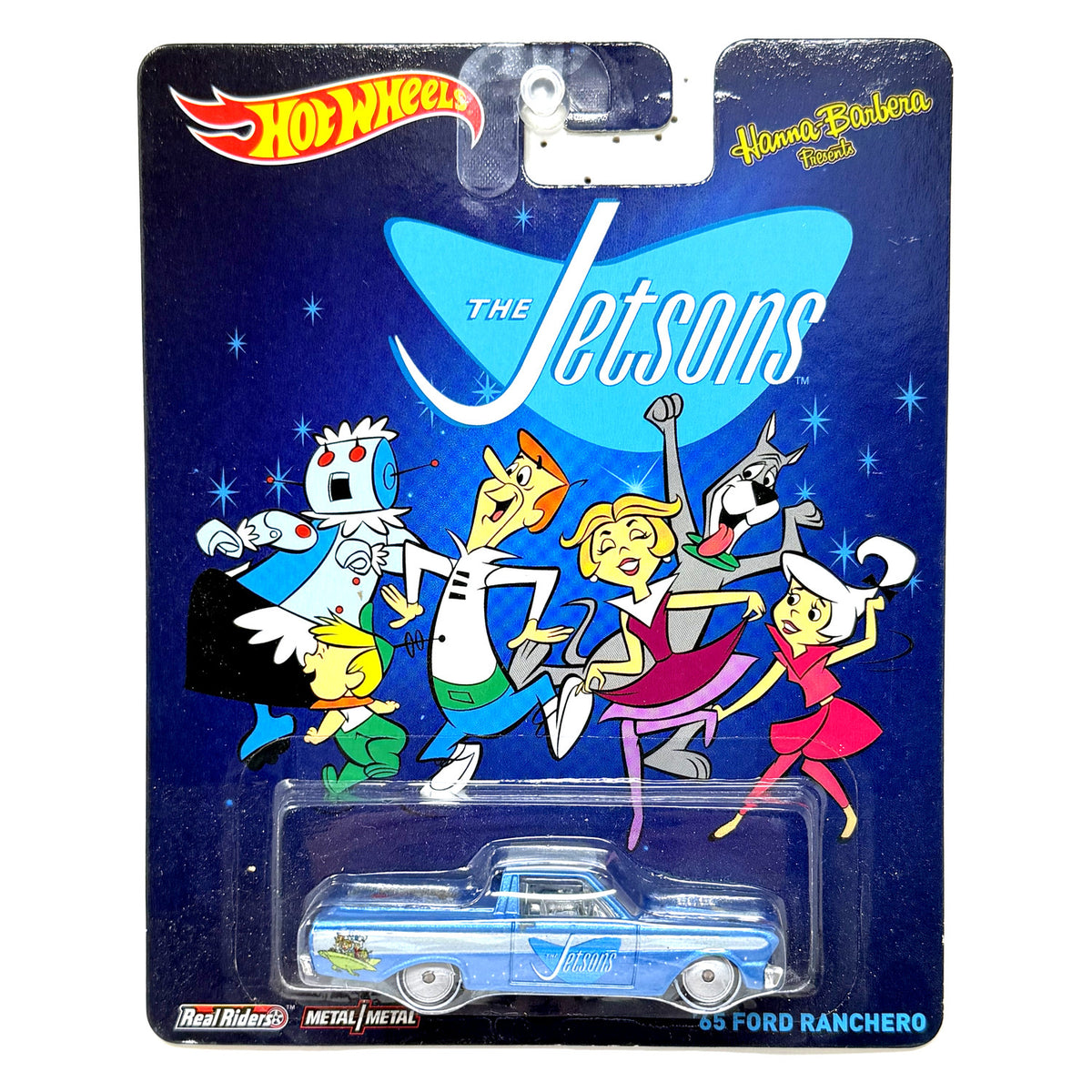 Hot Wheels The Jetsons 1965 Ford Ranchero 1:64 Diecast Real Riders