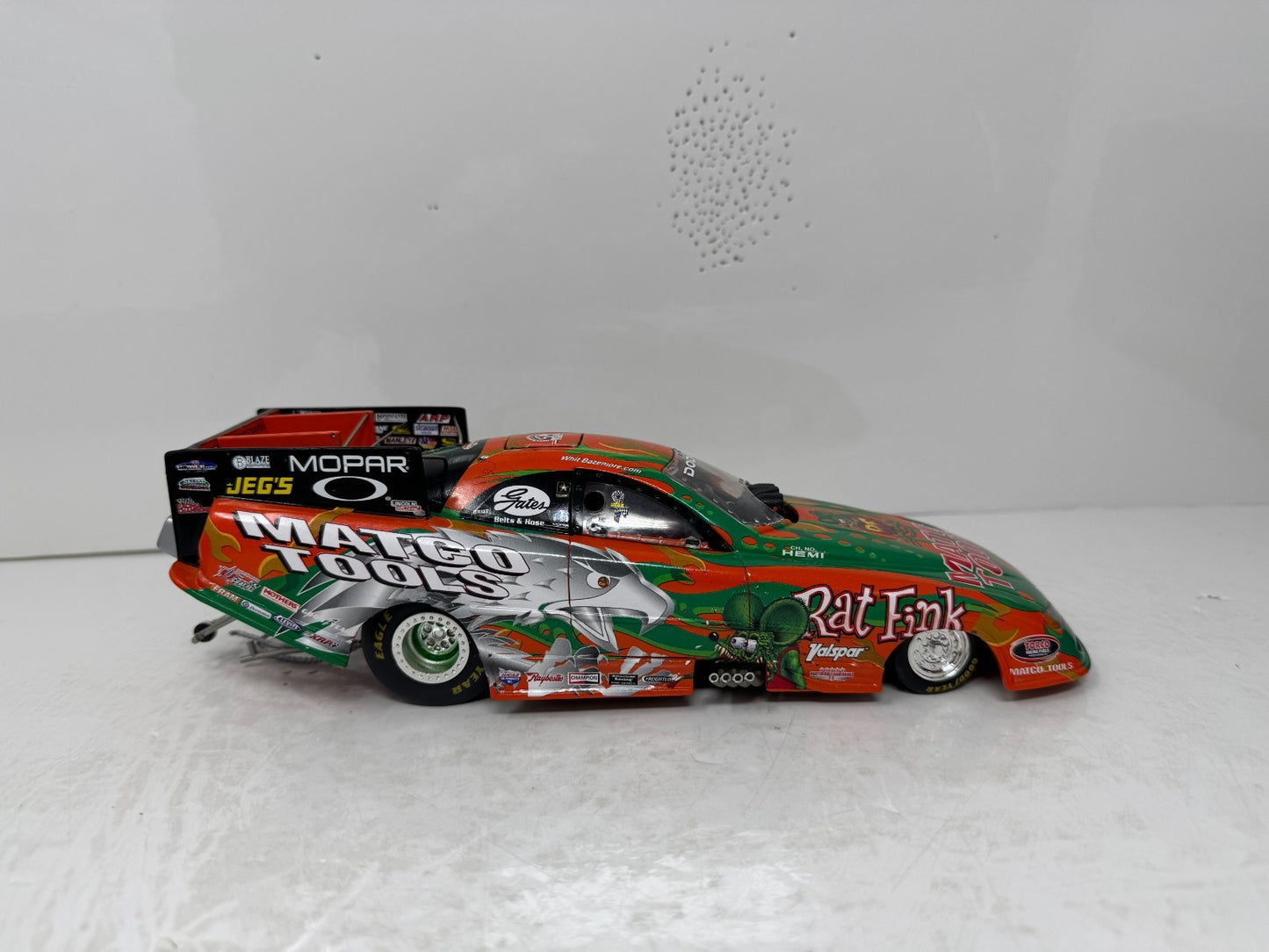 Racing Champions NHRA Whit Bazemore Matco Rat Fink Dodge Funny Car 1:24 Diecast