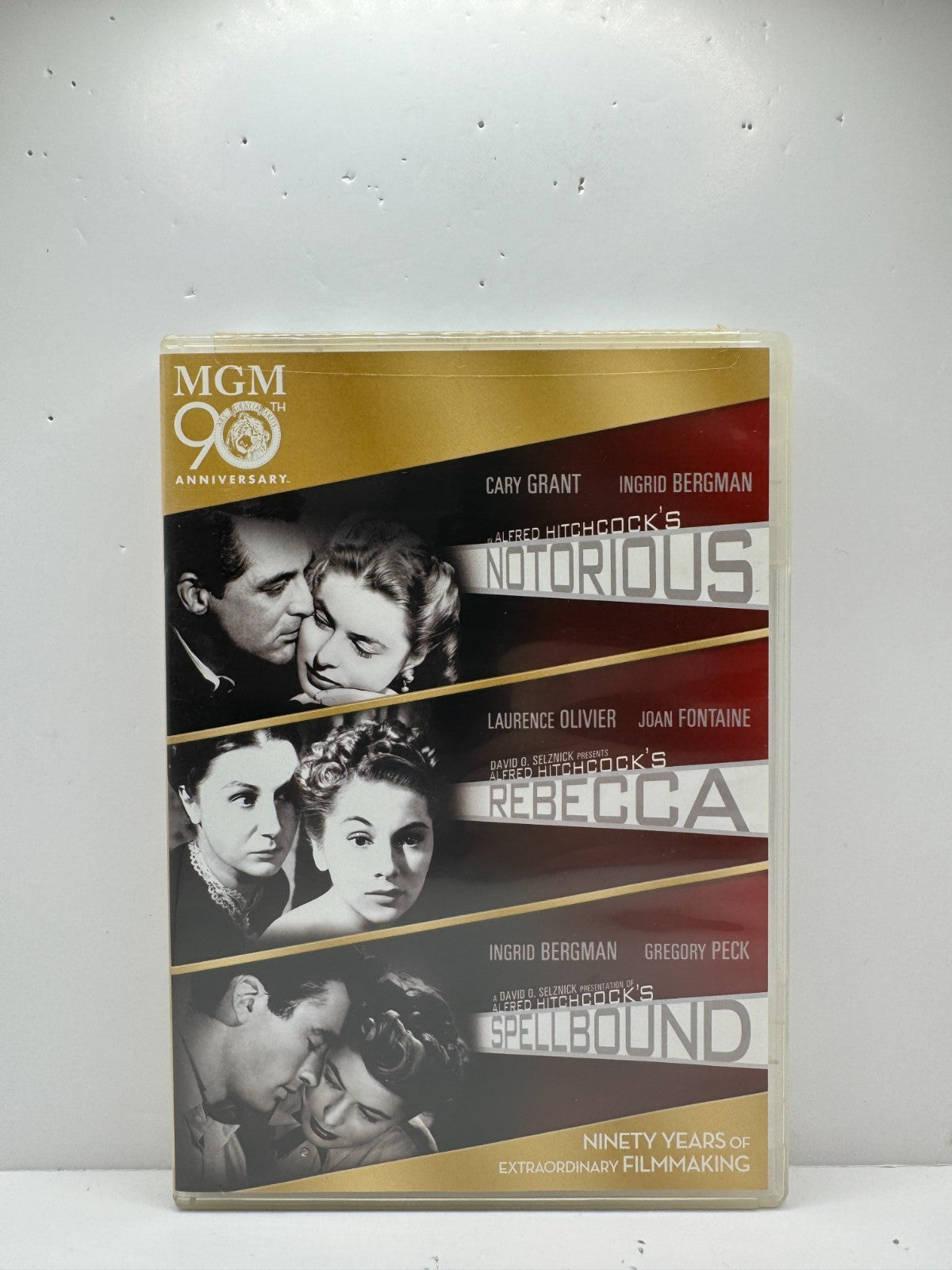 Notorious / Rebecca / Spellbound (DVD) Alfred Hitchcock MGM