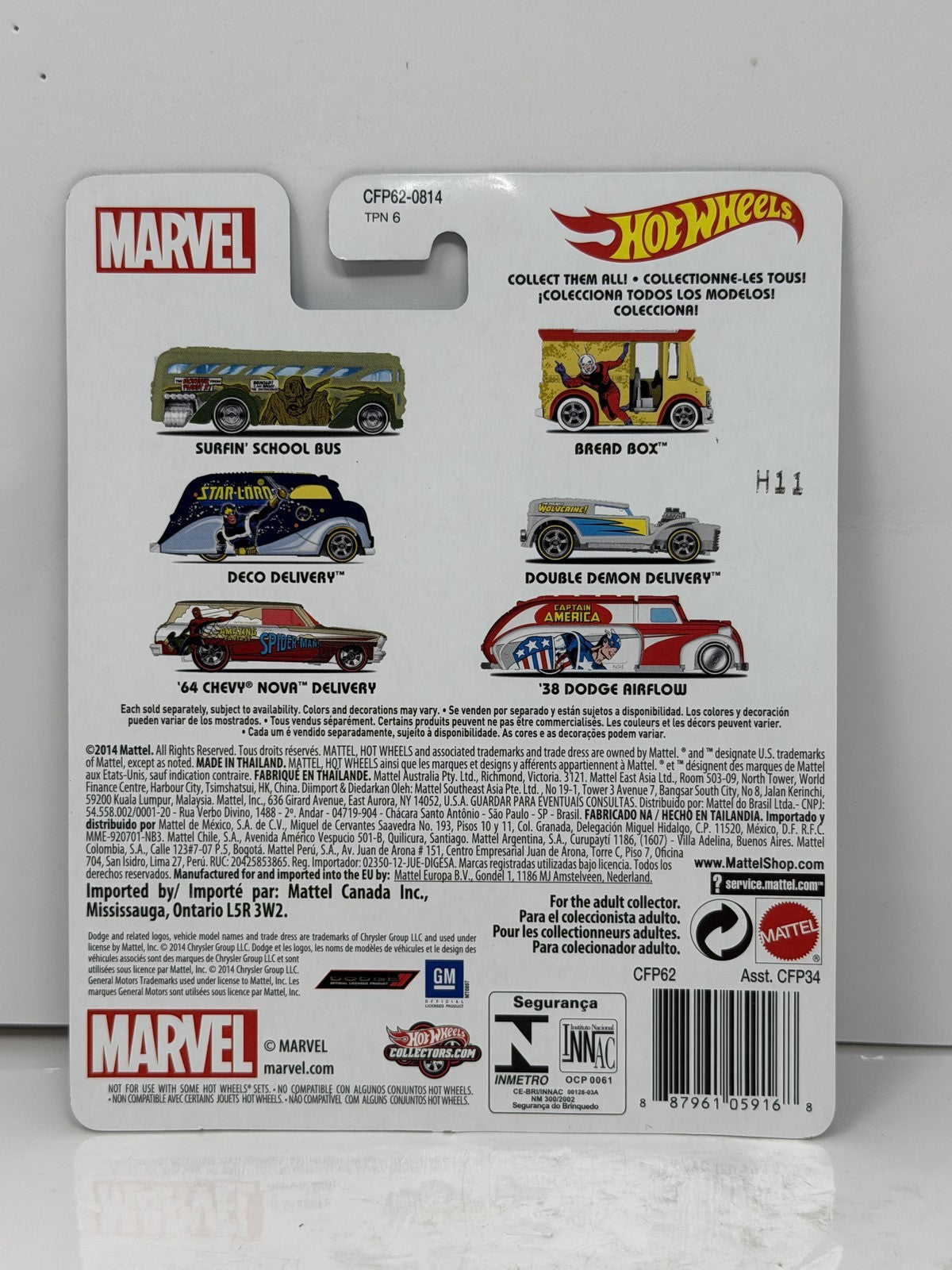 Hot Wheels Marvel Ant-Man Bread Box 1:64 Diecast Real Riders
