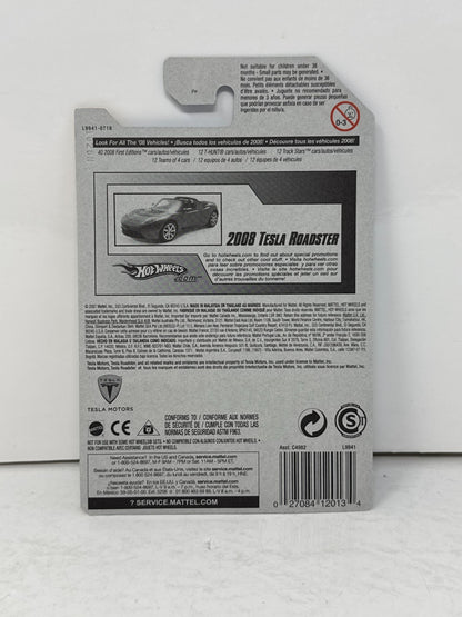 Hot Wheels First Editions 2008 Tesla Roadster 1:64 Diecast Blue