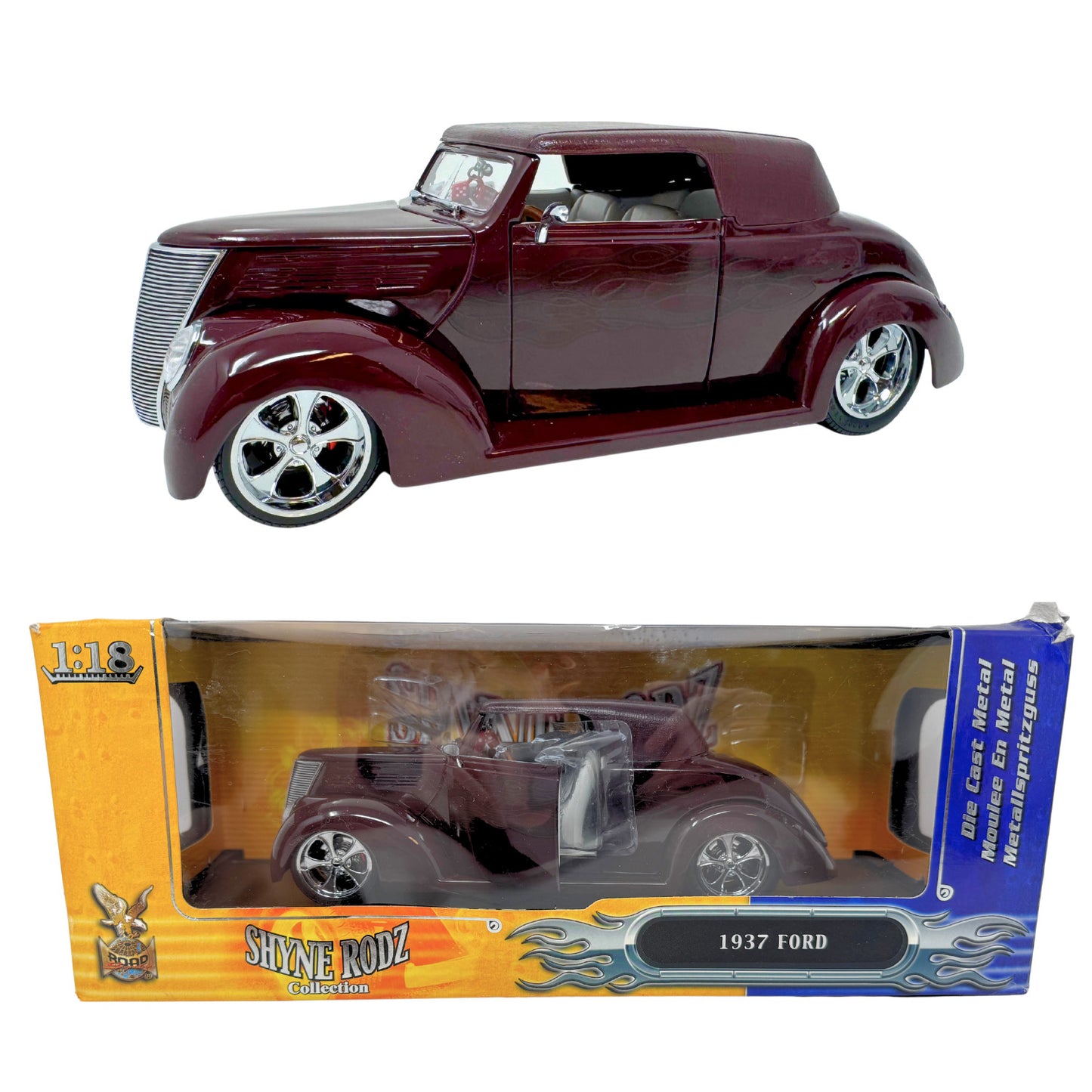 Yat Ming Road Signature 1937 Ford Shyne Rodz 1:18 Diecast