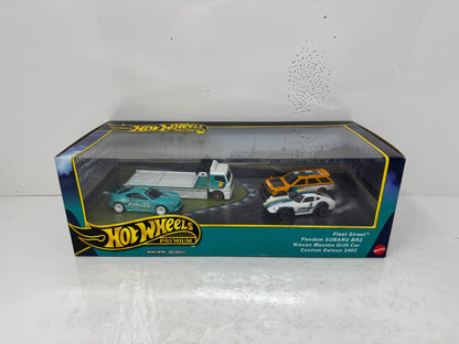 Hot Wheels Premium Greddy 4-Pack Collector Diorama Set 1:64 Diecast