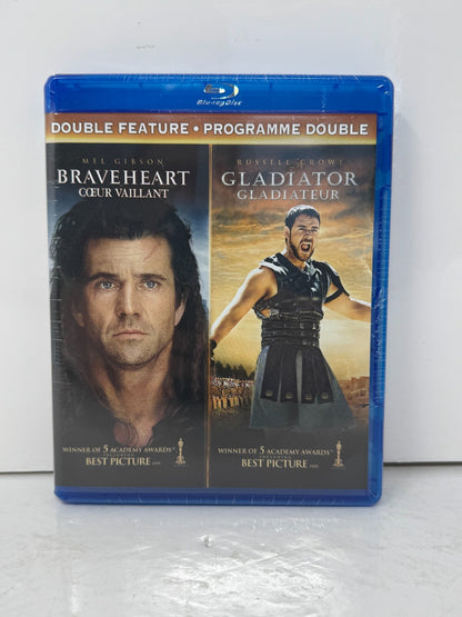Braveheart / Gladiator (Blu-ray) Adventure Brand New and Sealed!!!