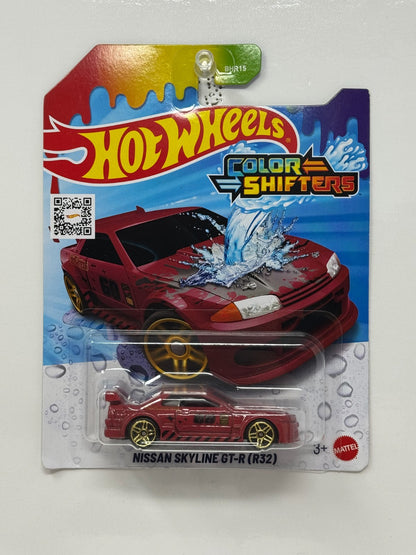 Hot Wheels Color Shifters Nissan Skyline GT-R R32 1:64 Diecast V2